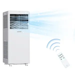 Garvee 8,000 BTUs Portable Air Conditioner Whisper-Quiet Sleep Mode, Fast Cooling, Easy Mobility with 360° Casters, and Simple Installation for Rooms up to 350 sq.ft