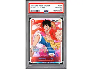 2022 One Piece Romance Dawn Monkey D. Luffy #OP01-024 PSA 10