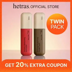 [hetras] Perfume Body Mist 2ea - SIGNATURE Scent Duo  | Bombshell & Santal Fresh Scent Set | Moisturizing Niacinamide Body Spray |  Body Glow, Smooth Skin | for Texture & Uneven Skin tone | Long-Lasting Skin Scent | Korean Skincare (4.06 fl oz each)