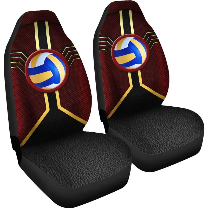 Volleyball Leather Mix Car Seat Covers