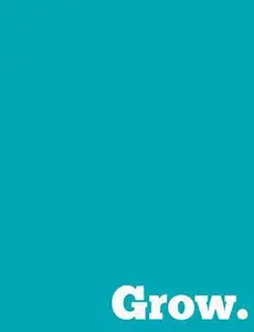 USED-Grow Teacher Observation Notebook: Teal Logbook for recording student anecdotal records. 7.44 x 9.69 glossy soft cover journal to record formative a by Brindie Books (Paperback)