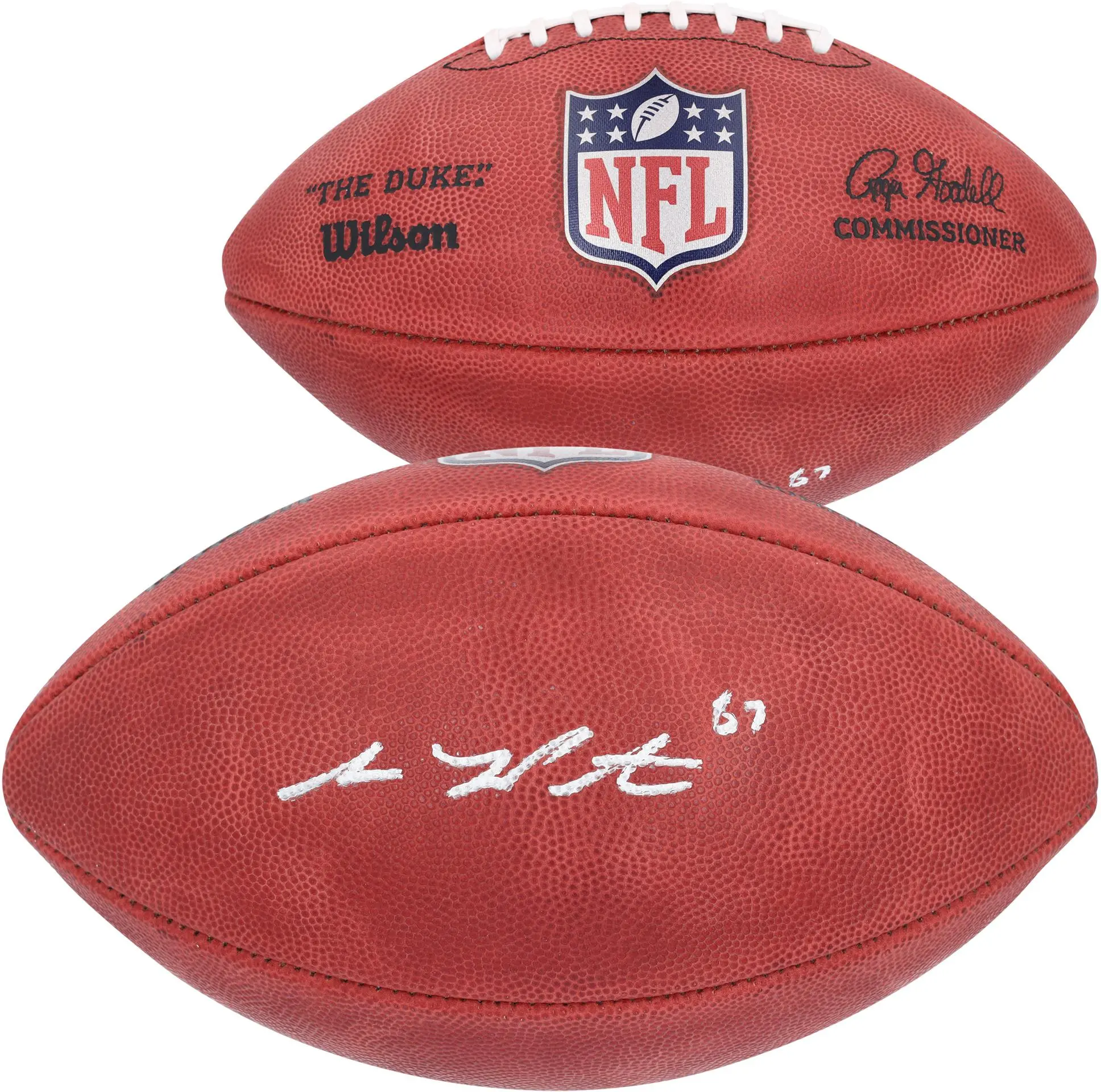 Sam LaPorta Detroit Lions Autographed Duke Full Color Football - Fanatics Authentic Certified