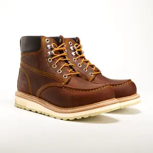 Hammer ACM613 Moc Toe Doble Density Leather Work Boots