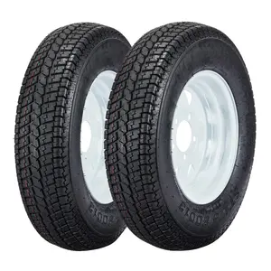 Garvee 2 Pack ST175/80D13 Tire, 5 Lug on 4.5", 6PR Load Range C, ST175 80D13 Tire for Travel/Camper/Landscape/Cargo/Utility/Boat/Horse/Farm