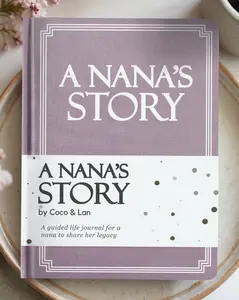 Nana's Life Story Journal (Hardcover) w 250+ Prompt Questions