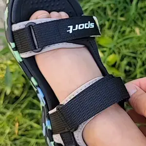 Children Boys Spring Summer Beach Sandals, Sports Sandals, Lightweight Sandals, Outdoor Casual Sandals, Dual Buckle Design, Fashion Versatile Outdoor Sandals, Color Block, Adjustable Velcro Strap, Trendy Sandals, Trending Sandals