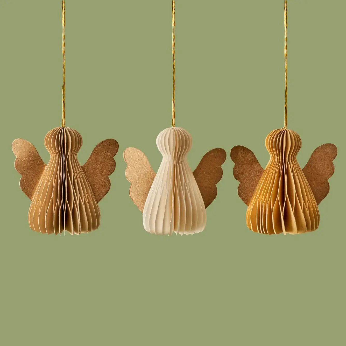 Angela Honeycomb Paper Ornament