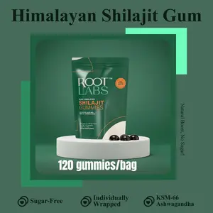 Upgraded Himalayan Shilajit Gummies with KSM-66 Ashwagandha, Sugar Free & Individually Wrapped Chewables, All Herbal Formula, 120 Counts 1 Month Supply himalayan shilajit gummies, KSM-66 ashwagandha, herbal chewable supplement Vitamin Mineral Fitness