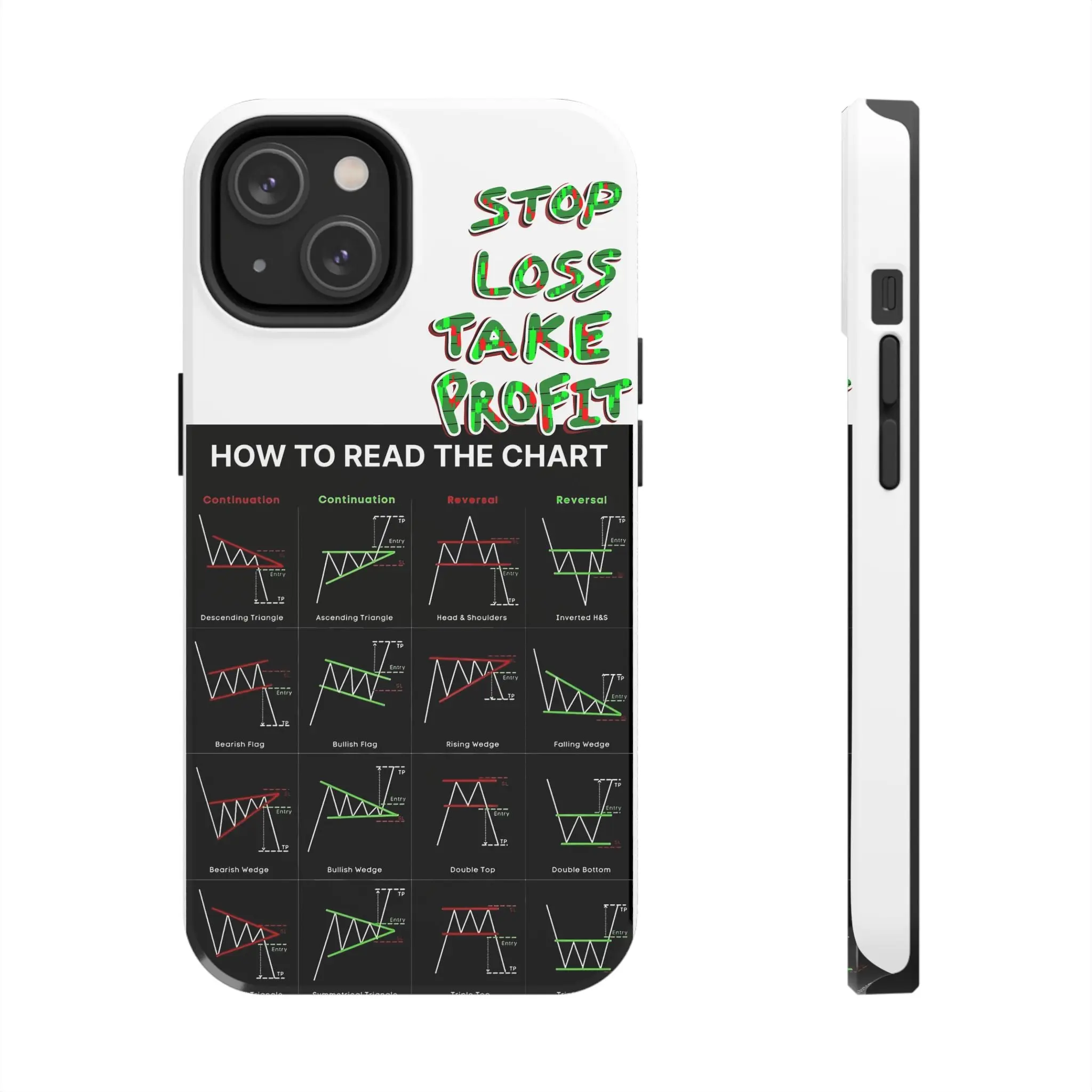 Charted Tough Phone Case — “Crypt Apparel” Trading Chart Guide