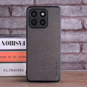 AIORIA Solid Color Phone Case, Retro Business Phone Protective Cover, Phone Accessories Compatible with Honor X8B, Shockproof