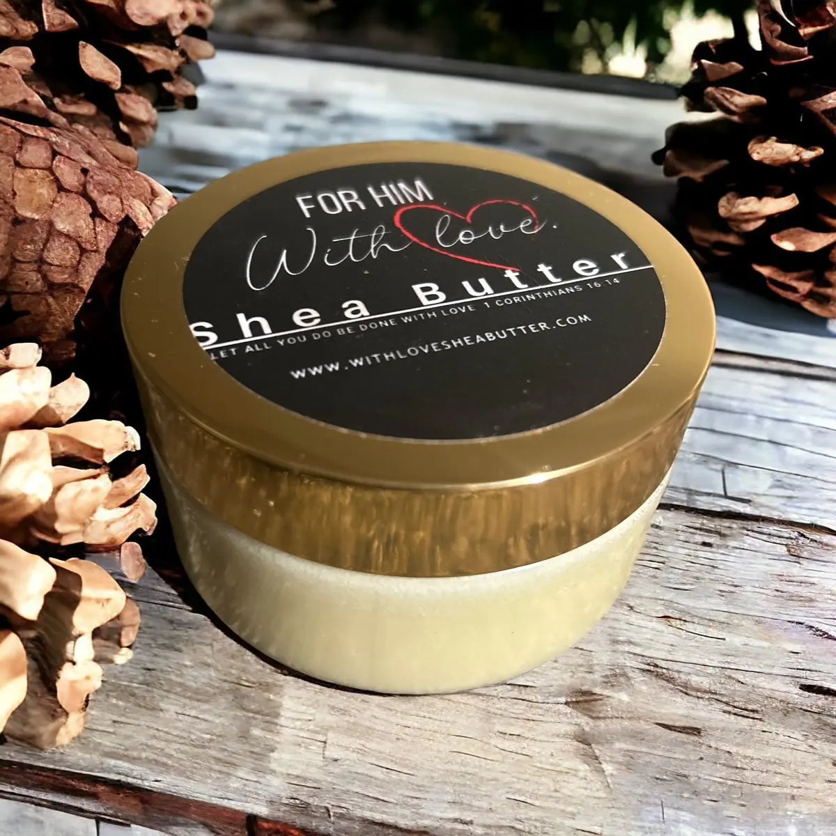 Shea Butter for Men - Skin Repair and Comfort After Shaving - Skincare Aftershave Moisturizing Daily Nourishing Gift