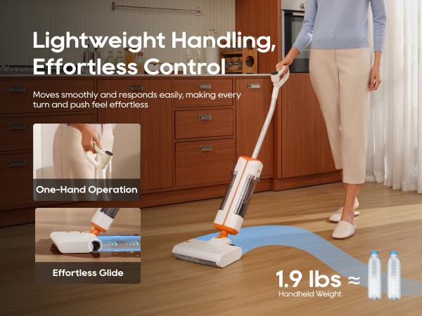 Dreame FloorX 110 Cordless Floor Washer, One-Touch Self-Cleaning & Hot Air Drying  Pickup & Mop, All in One  Fresh Water Cleaning,back to school,back to school haul