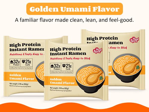 Healspot High Protein Instant Ramen 6 Pack – 32g Plant-Based Protein per Cup, Non-Fried, Low Carb, Vegan (Variety Pack & Single Flavors Available)