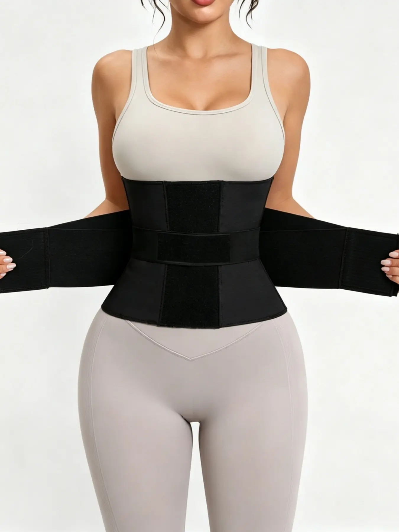 1 Count Women's Anti-Roll Waist Cincher, Fajas, Adjustable Triple-Layer Waist Trainer, Leopard Print Triple Wrap Compression Shapewear Belts, Wild Pattern Curves-Hugging Corset, Compression Girdle, Perfect For All Occasions, Fit