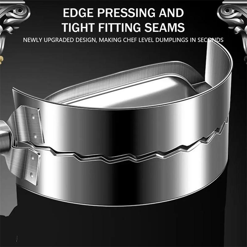 Kitchen Dumpling Mold Stainless Steel Dumpling Machine Pressing Home Baking Tool Skin Press Tool Dumpling Noodle Manual Kitchen Gadgets