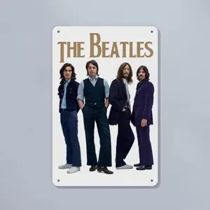 The Beatles Wall Decor, Metal Tin Sign, Retro Art Poster, Music Lovers Vintage Wall Art, Garden Decoration, Home Decoration