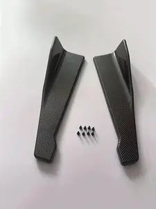 2Pcs Universal Car Bumper Spoiler, Rear Lip Splitter Diffuser Winglet Wings Anti-Crash Side Skirt Car Styling Car Accessories