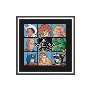 80s Cartoon Saturday Bunch Poster Cult Classic TV Show Home Decor Prints Featuring Brave Star Thundercats He-Man GI Joe TMNT Transformers