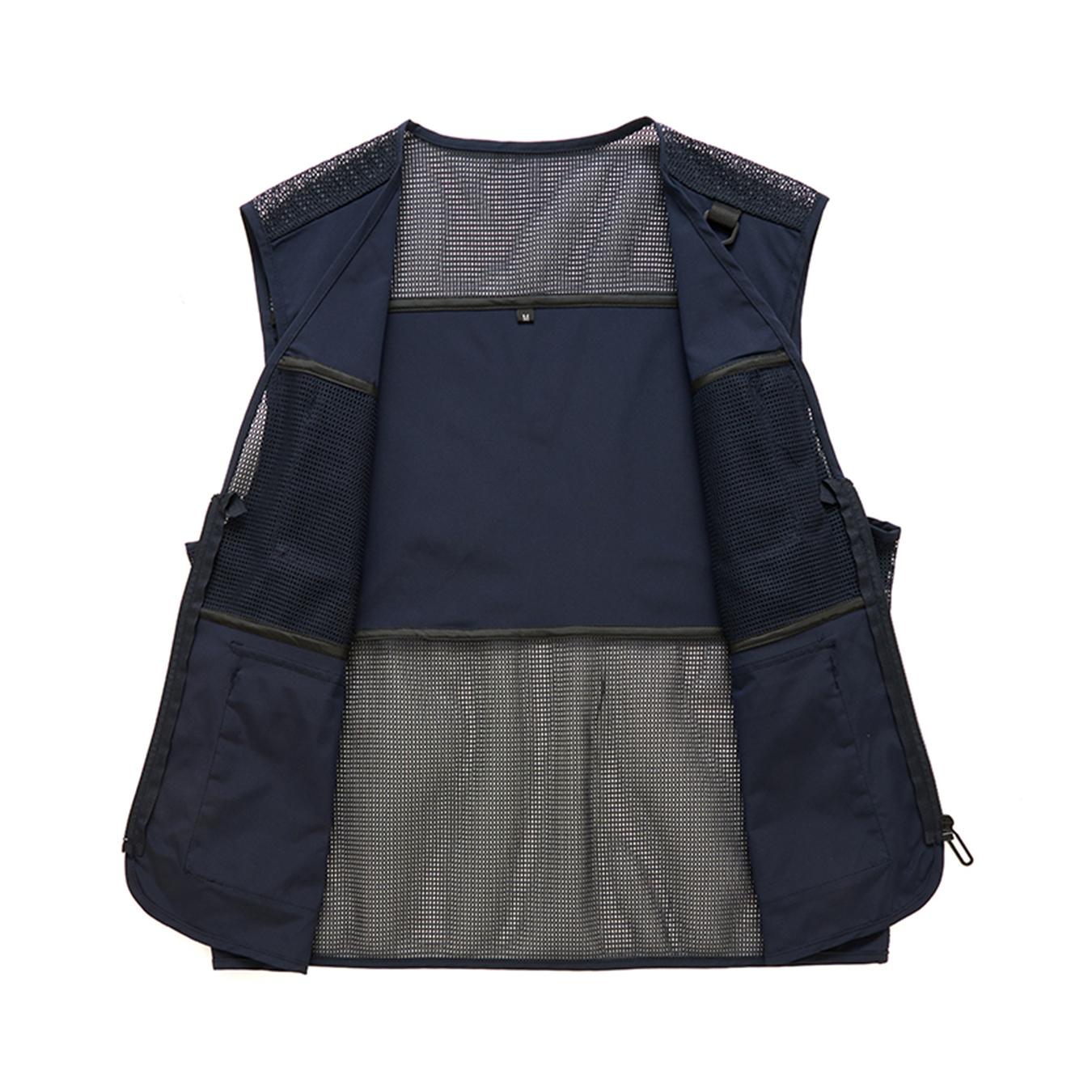 Versatile Mesh-Lined Utility Vest for Men Durable Quick-Drying Ideal for Outdoor Activities Menswear Tops