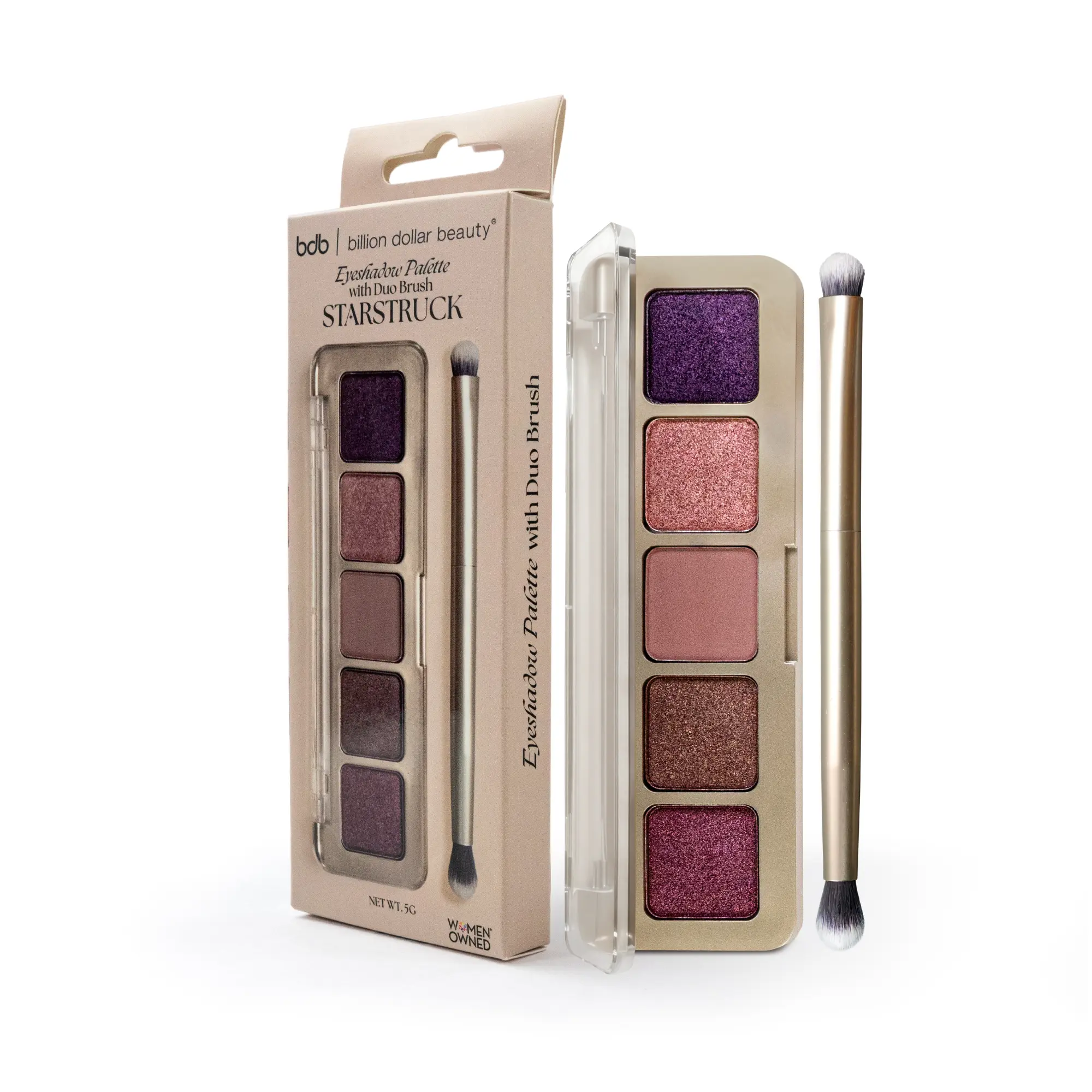 Billion Dollar Beauty 5 Pan Eyeshadow Palette - Starstruck