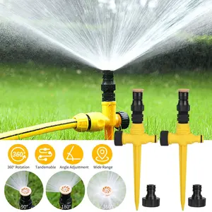 1/2x 360° Rotation Auto Irrigation System Garden Lawn Sprinkler Patio Save Water