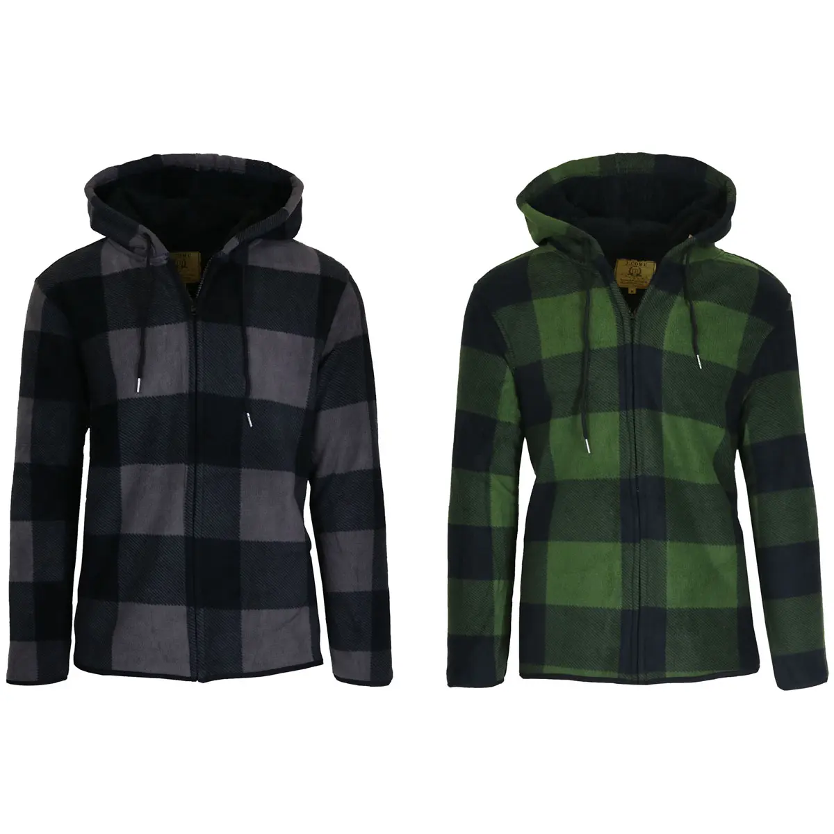 Dark Grey & Olive Green