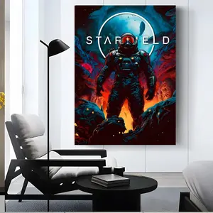 game S-Starfield Poster Wall art print art suitable for living room bedroom bar parlor home decoration gift  Custom Photo Poster  Personalized Wall Art