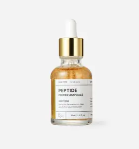 BOM affordable Glass Glow Skincare,Peptide Power Ampoule serum and Houttuynia toner,anti-aging and finelines,Firming Serum,dark spot fading,Collagen Boost,Alcohol Free for Face, Scalp,hydrate and moisturize,For acne, pimples,Shrink pores glassy skin