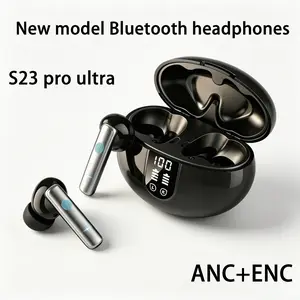 Wireless Earbuds Bluetooth Headphones, 50H Playtime Ear Buds with Mic, LED Digital Display Charging Case, IPX5 Waterproof, Deep Bass Stereo, in-Ear Earphone for iPhone Andriod Phone