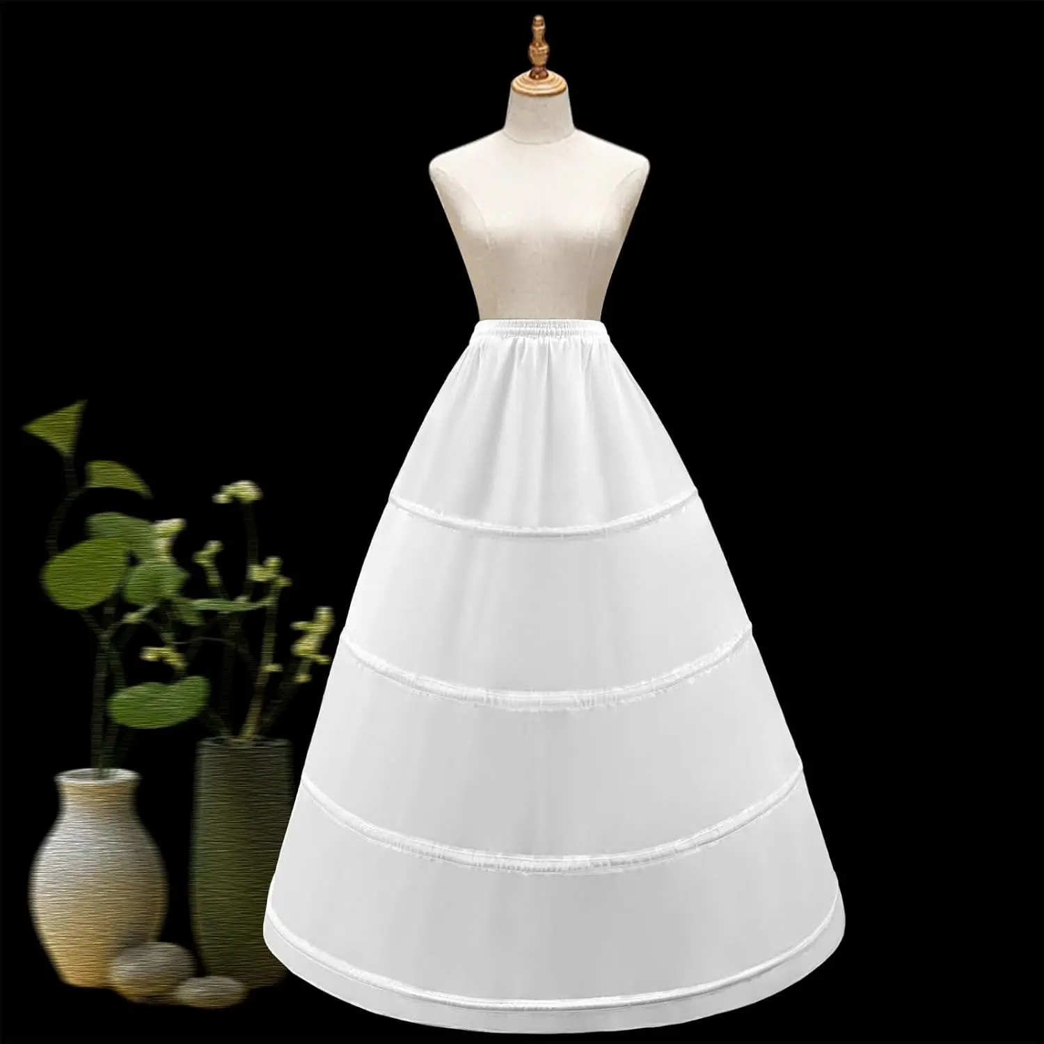 Women's 4 Hoop Skirt Petticoat A Line Crinoline Floor Length Underskirt for Wedding Dress Ball Gown Prom Quinceanera Slips - TikTok Shop Women's 4 Hoop Skirt Petticoat A Line Crinoline Floor Length Underskirt for Wedding Dress Ball Gown Prom Quinceanera Slips - TikTok Shop