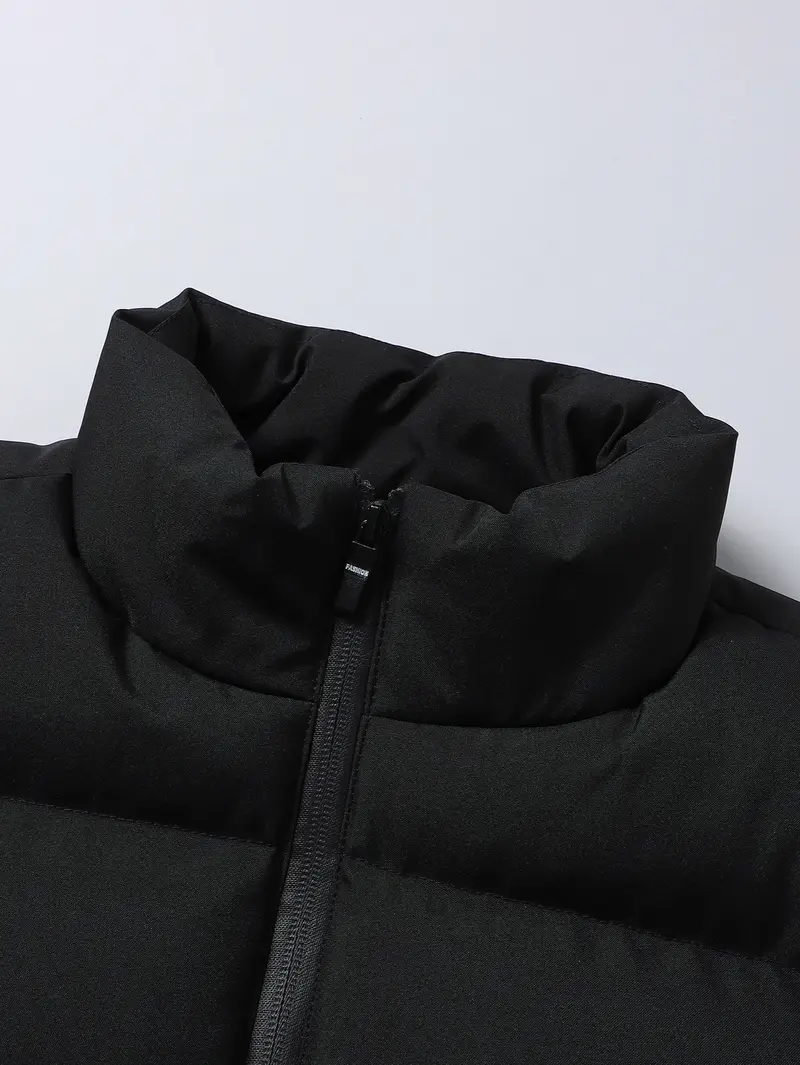 Product Introduction of Mens Vest Jacket Warm Sleeveless Jackets Winter Waterproof Zipper Coat Autumn Stand-up Collar Casual Waistcoat Brand ClothingPlease check the size chart before purchasing. 13