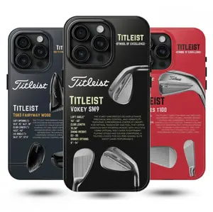 Titleist Golf Phone Case – Golf Club Inspired Protective Cover for iPhone 17/16/15/14/13/12/11 Pro Max Plus, Golf Gift for Men & Women