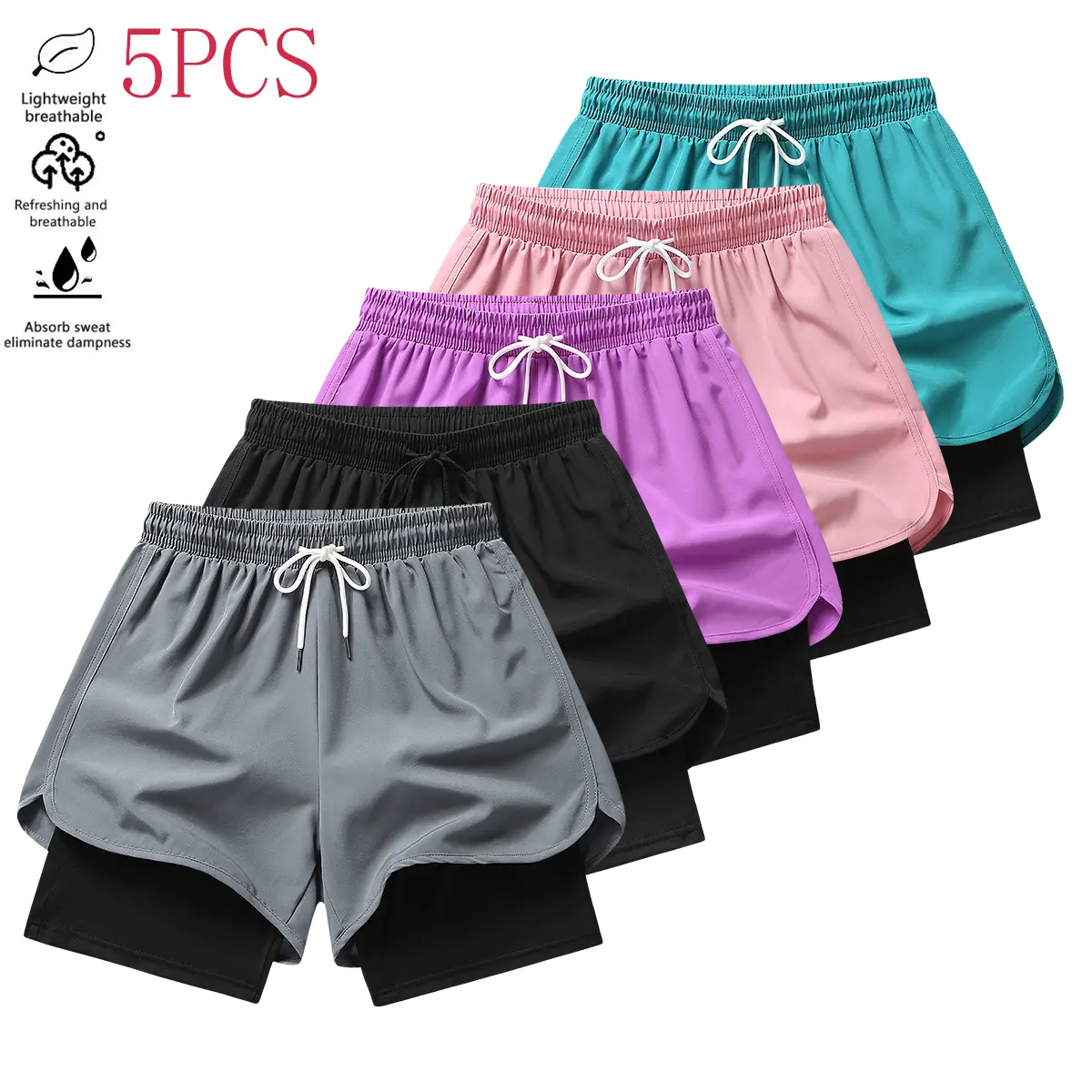 Gray + Black + Purple + Pink + Green