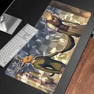 b-BEASTARS Mouse Pad Tool Mat HD Printing Computer Gamers Locking Edge Non-slip Mause Pads Keyboard PC Desk Pad