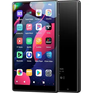 96GB MP3 Player with Bluetooth WiFi Video Player, Android 13 OS MP3 & MP4 Players with 5" IPS HD Touchscreen and Speaker, 4GB RAM & 32GB ROM, 2500mAh Music Player with Spotify, Play Store