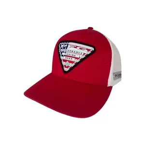Columbia PFG Red/White Trucker Hat