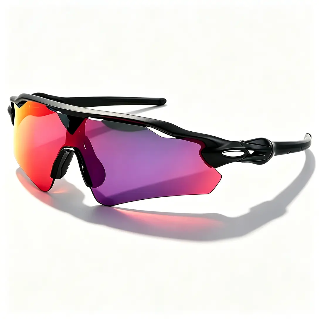 Polarized Cycling Sunglasses UV400 Protection Lightweight Windproof Non-Slip Temples Ergonomic Sports Shades For Men Women Running Driving Fishing Hiking Outdoor Activities