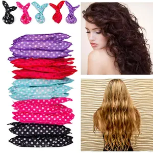30 Pcs Soft Satin Sponge Rollers Foam Hair Curlers DIY Night Sleep Foam Hair Styling Tools Pillow Cloth Hair Rollers Beauty & Personal Care