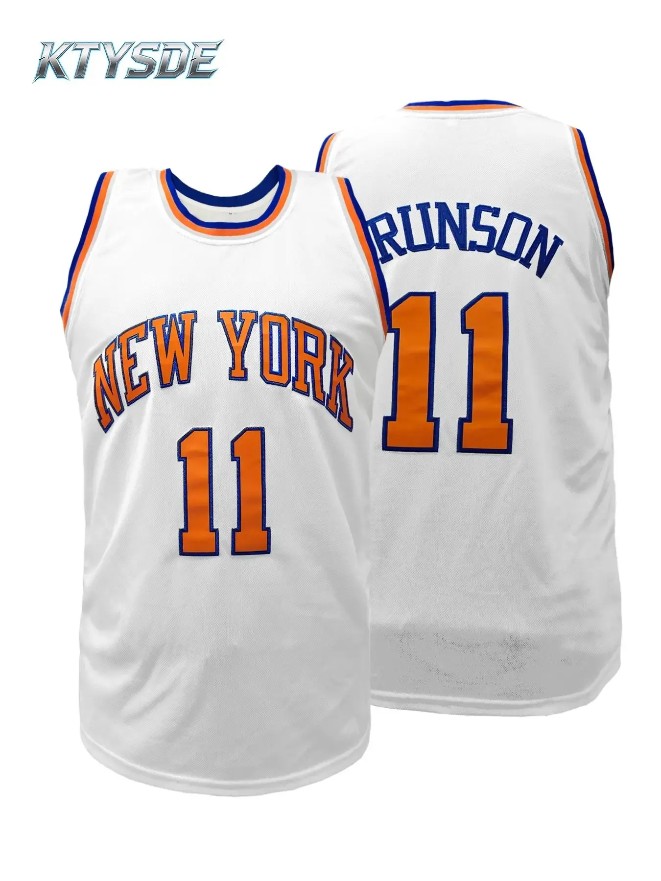 Hot Selling New York 11 Embroidered Basketball Jersey | City Never Sleeps Theme | Unisex Breathable Mesh Casual Sports Jersey Sports Shirt