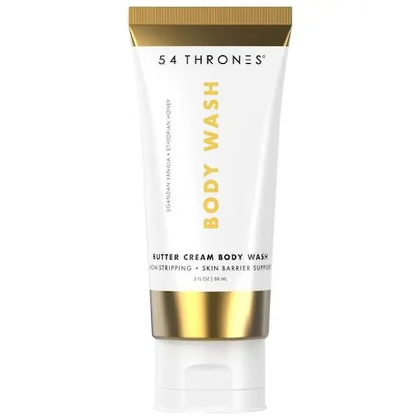 54 Thrones  Moisturizing Butter Cream Body Wash - Non-Stripping with Shea Butter, Ceramides and Niacinamide belly toning aro bleaching