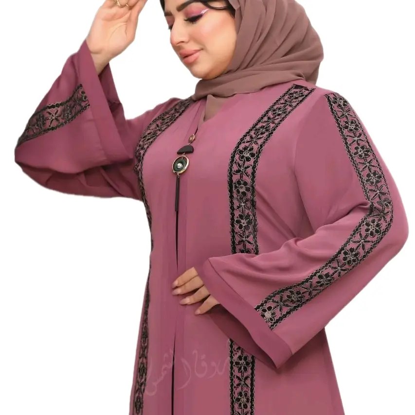 Muslim Women's Abaya - Simple yet Elegant Design (4X= 60) and( 3X 58 )