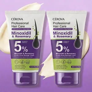 CEROVA 5% Minoxidil &Rosemary Hair Growth Foam for Men & Women Anti Hair Loss Treatment with Keto & Ginger Root Extract Gel