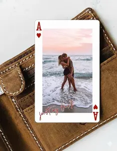 Personalized Metal Photo Wallet Card – Custom Couple Keepsake Gift, Engraved Wedding Anniversary Gift for Husband, Boyfriend or Partner – Ideal Romantic Gift for Valentine’s Day, Anniversary, or Special Occasion