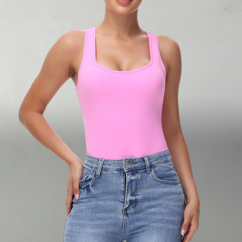 Women's Backless Bodysuit,Sleeveless Spandex Design Cute Solid Color - Soft Stretch for Workout/Beach/Yoga Women's Backless Bodysuit,Sleeveless Spandex Design Cute Solid Color - Soft Stretch for Workout/Beach/Yoga