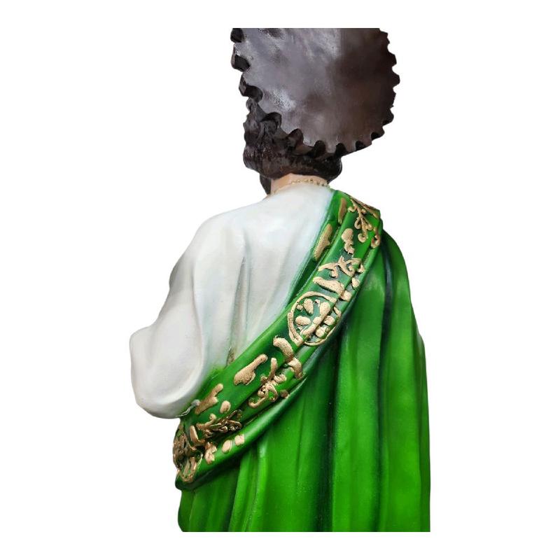 San Judas 36" Inches Tall / 3 Feet Statue - St Jude Standing Figure in Box - New - Hecho en Mexico Religious Saint Decor Ornaments Tadeo