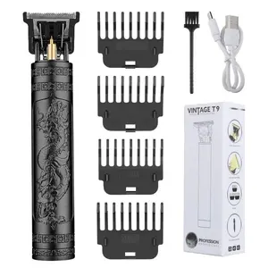 LQT Black Dragon Beard Trimmer for Men, Cordless Hair Trimmer Professional Barber Clippers Detail Tool, Rechargeable Beard Trimmer for Men, Precision Hair Clipper for Edges, Portable Men’s Grooming Kit for Beard, Sideburns and Hairline Styling