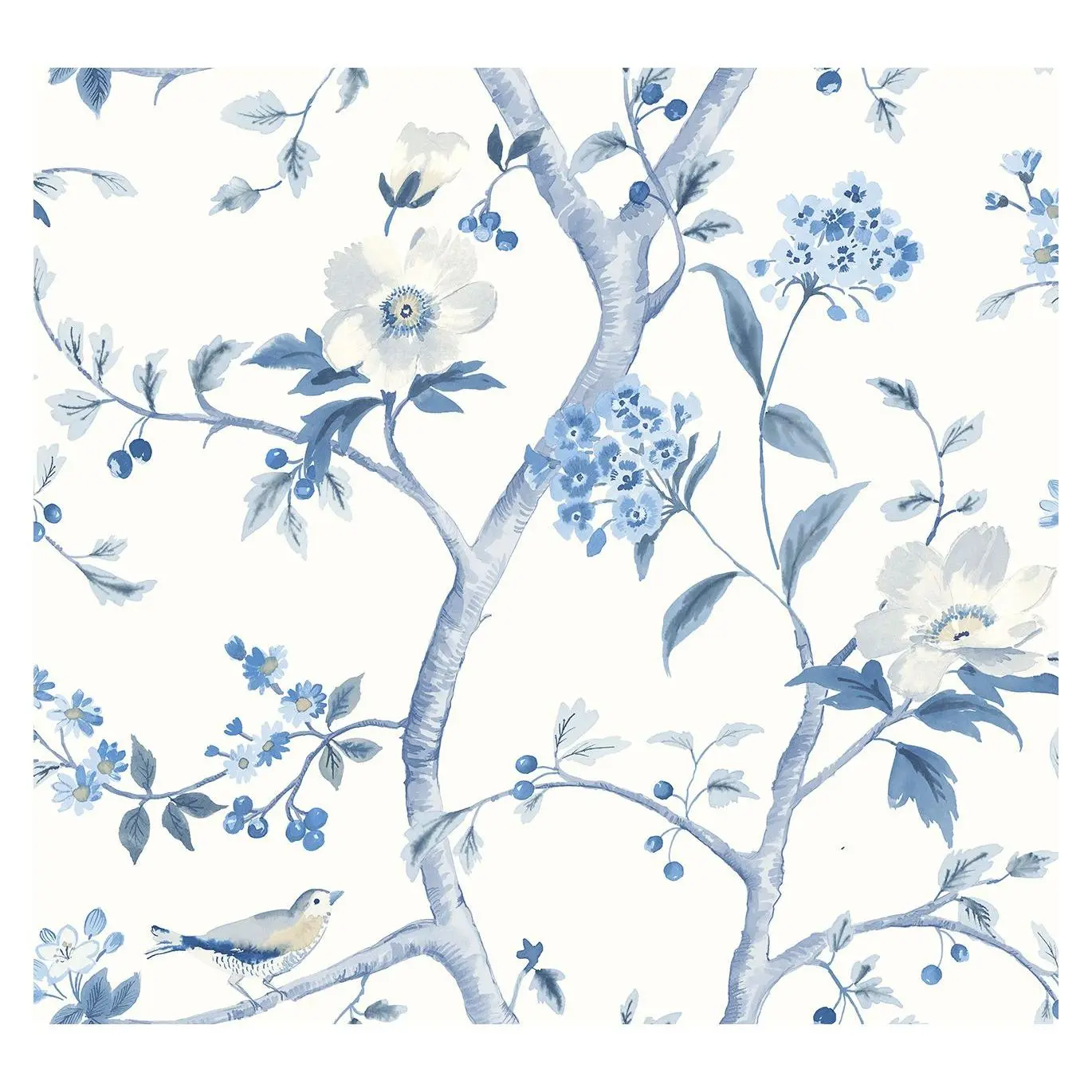 Lillian August Floral Trail Peel and Stick Wallpaper Lillian August Floral Trail Peel and Stick Wallpaper