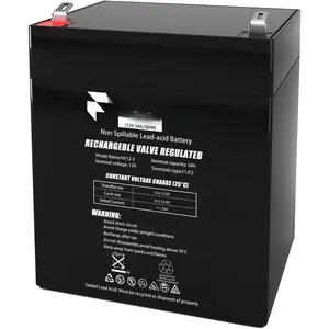 HX12-5(12V5Ah) 485LM  Backup Replacement for  Garage Door Openers 8500, 8500W, 8550W, WLED, 8360, 8360W, VRLA AGM Sealed Lead Acid  with F2/F1 Terminals