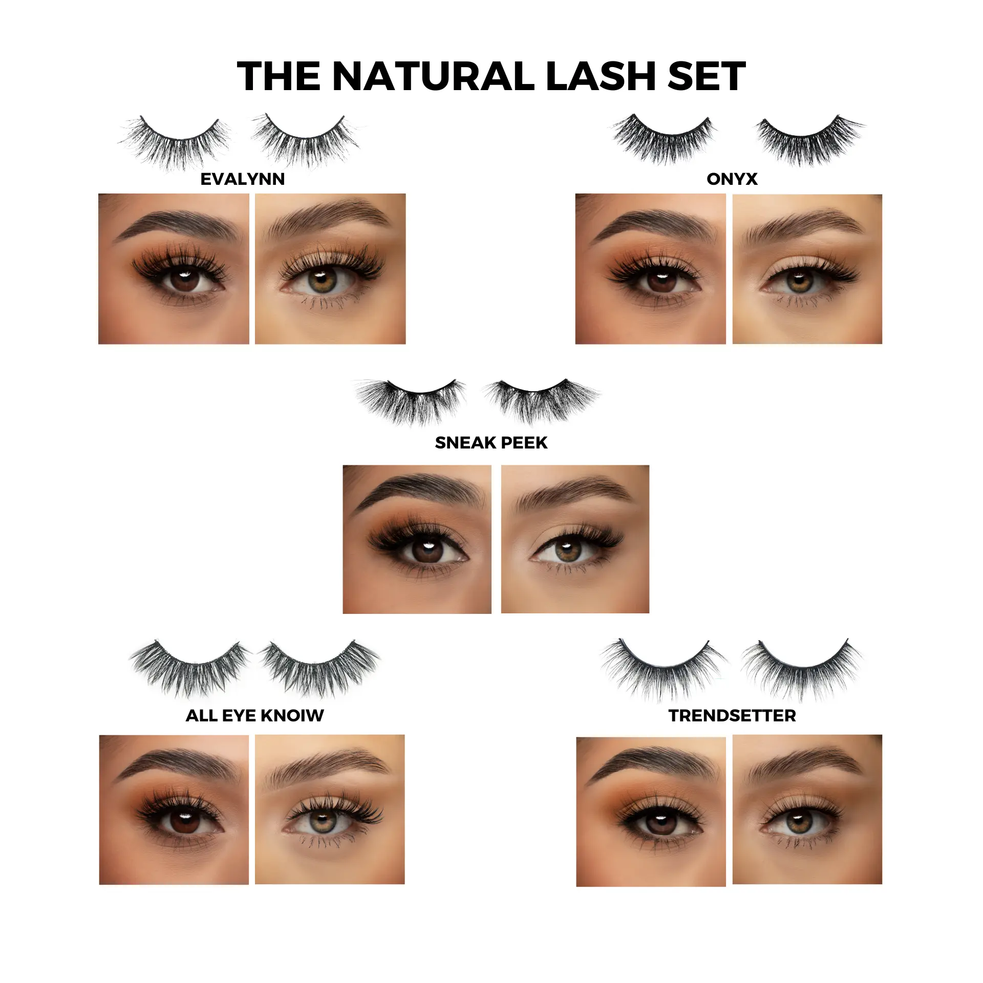THE NATURAL LASH SET