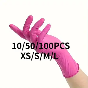 Deep Nitrile Gloves, Durable Household Cleaning Gloves, Waterproof, Washing Gloves, for Kitchen, Tattoo, Hair Dye, Pet, Beauty Salon, Home Tools, Cleaning Supplies